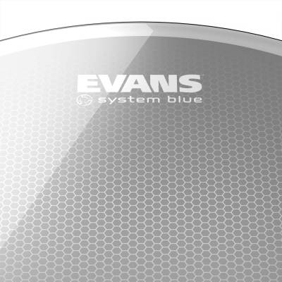 TT06SB1 - Evans System Blue SST Marching Tenor Drum Head, 6 Inch