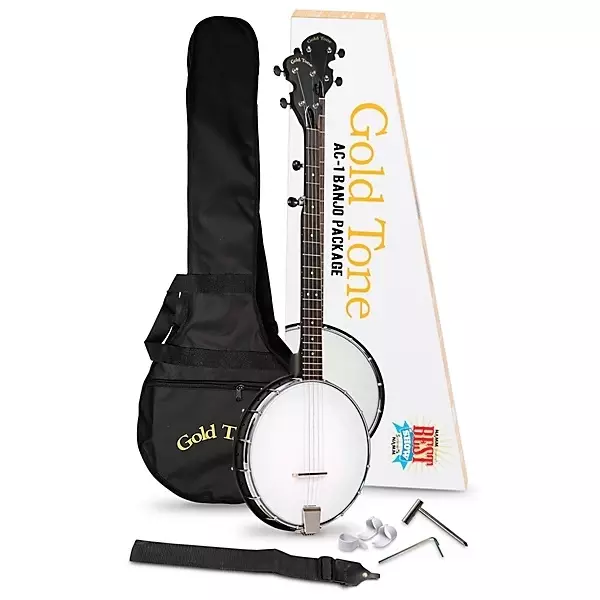 AC-1 5-String Open Back Banjo Package