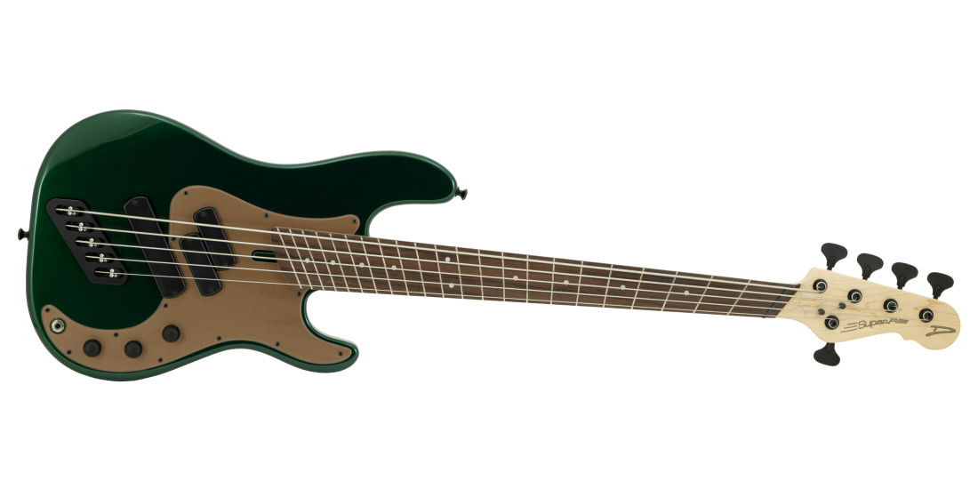 SP1 5-String Multi-Scale Bass Guitar - Dark Candy Green Gloss