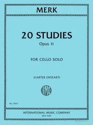 International Music Company - 20 Studies Op. 11 - Merk/Enyeart - Cello - Book