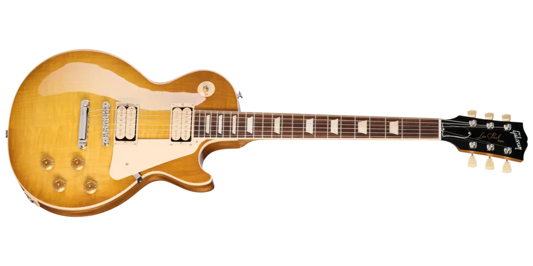 Les Paul Standard 50s Double Trouble Electric Guitar with Hardshell Case - Vintage Honey Burst