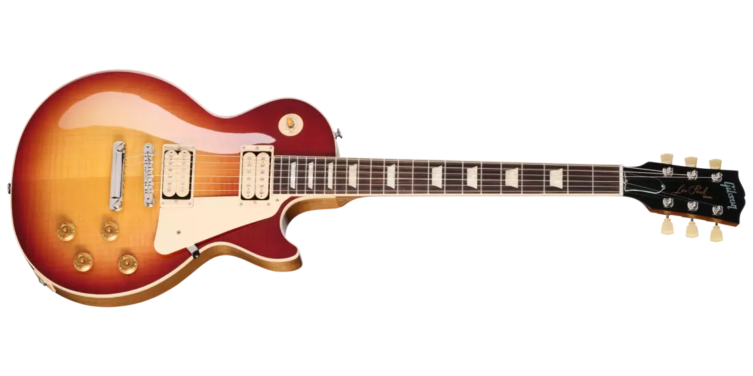 Les Paul Standard 50s Double Trouble Electric Guitar with Hardshell Case - Vintage Bourbon Burst