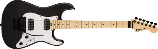 Charvel Guitars - Pro-Mod So-Cal Style 1 HH FR M, Maple Fingerboard - Gloss Black