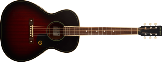 Gretsch Guitars - Jim Dandy Concert Acoustic Guitar, Walnut Fingerboard and Black Pickguard - Deep Cherry Burst