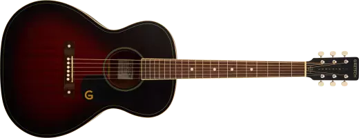 Gretsch Guitars - Jim Dandy Concert Acoustic Guitar, Walnut Fingerboard and Black Pickguard - Deep Cherry Burst