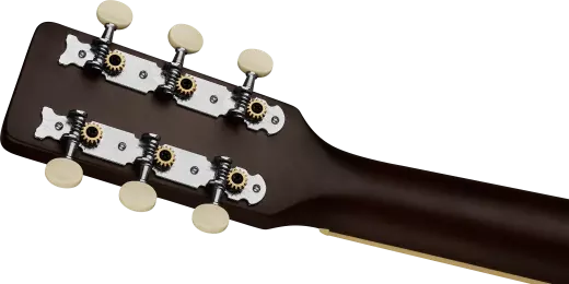 Jim Dandy Concert Acoustic Guitar, Walnut Fingerboard and Black Pickguard - Deep Cherry Burst