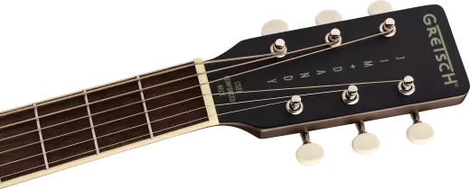 Jim Dandy Dreadnought Acoustic Guitar, Walnut Fingerboard and Black Pickguard - Deep Cherry Burst