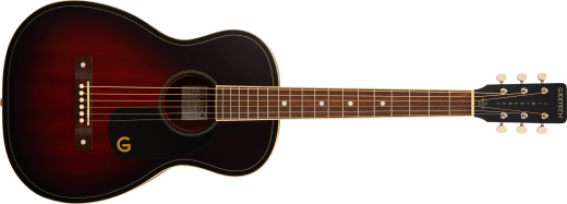 Gretsch Guitars - Jim Dandy Parlor Acoustic Guitar, Walnut Fingerboard and Black Pickguard - Deep Cherry Burst