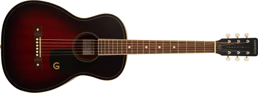 Gretsch Guitars - Jim Dandy Parlor Acoustic Guitar, Walnut Fingerboard and Black Pickguard - Deep Cherry Burst
