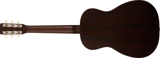 Jim Dandy Parlor Acoustic Guitar, Walnut Fingerboard and Black Pickguard - Deep Cherry Burst