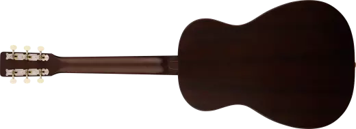 Jim Dandy Parlor Acoustic Guitar, Walnut Fingerboard and Black Pickguard - Deep Cherry Burst