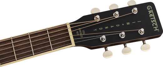 Jim Dandy Parlor Acoustic Guitar, Walnut Fingerboard and Black Pickguard - Deep Cherry Burst