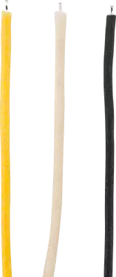 10\' Pure Vintage Cloth Wire, 22 AWG - Black/White/Yellow