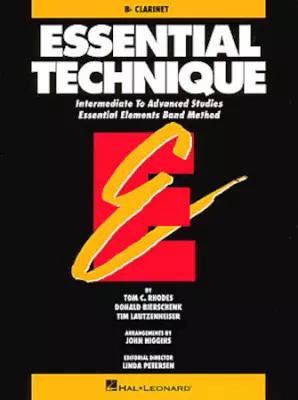 Hal Leonard - Essential Technique (Original Series)  - Bb Clarinet - Book