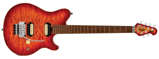 Sterling by Music Man - Axis Electric Guitar with Quilted Maple Top - Lava Burst