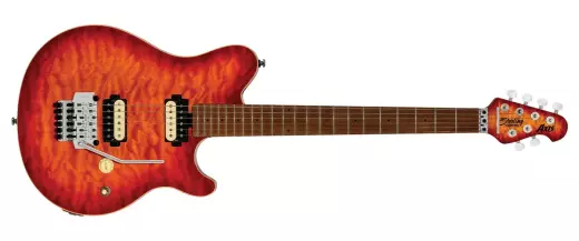 Sterling by Music Man - Axis Electric Guitar with Quilted Maple Top - Lava Burst