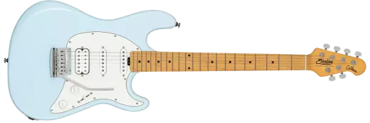 Sterling by Music Man - SUB Series Cutlass HSS Electric Guitar, Hard Maple Fretboard - Daphne Blue