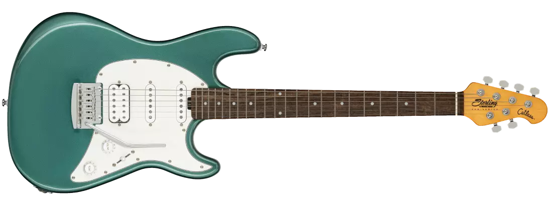 SUB Series Cutlass HSS Electric Guitar, Laurel Fretboard - Sherwood Green