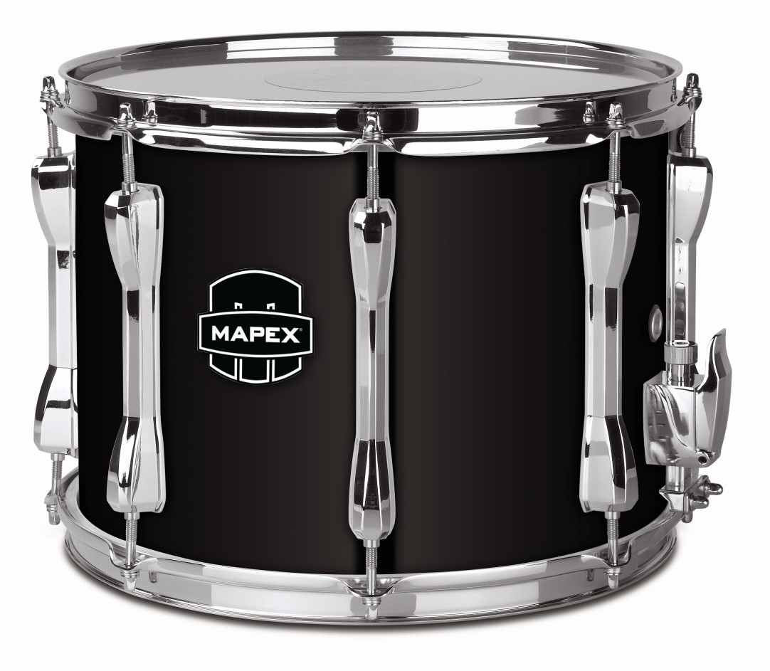 Qualifier Series 13x10\'\' Standard Marching Snare - Dark Black