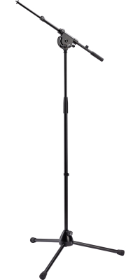 K & M Stands - Folding Microphone Tripod with Swivel Arm