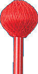 Mike Balter Mallets - Cord Mallets - Soft (Red)