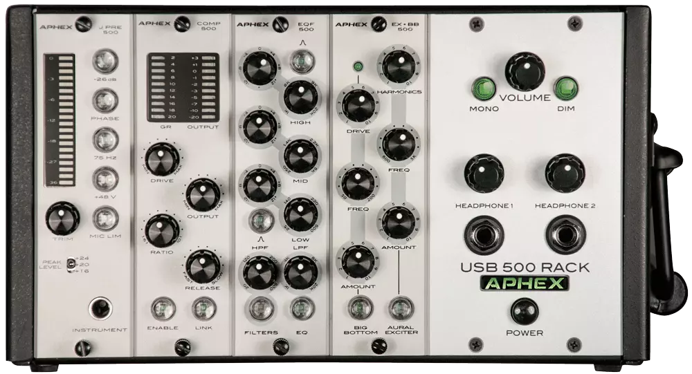 4 Slot 500 Series Rack With USB 2.0 Interface