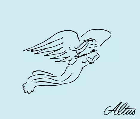 Altus Flutes - Wibb Collection Flute Polishing Cloth - Angel