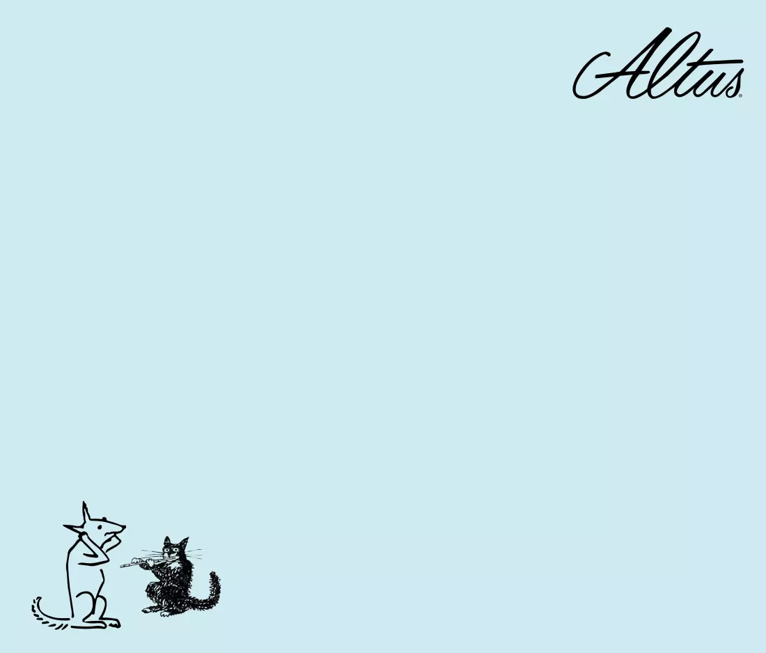 Wibb Collection Flute Polishing Cloth - Dog and Cat