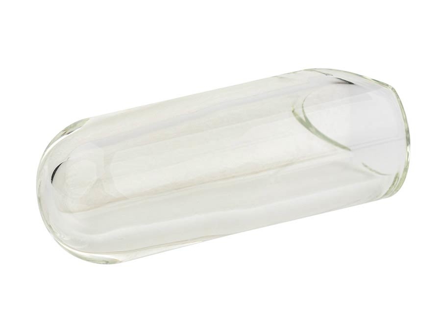 Moulded Balltip Clear Glass Slide - Medium