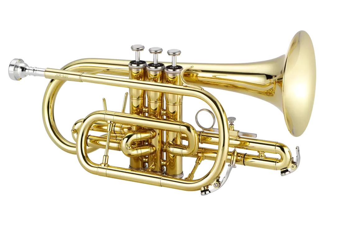 JCR700UQ Bb Cornet with American-Style Mouthpiece and Backpack Case - Lacquer