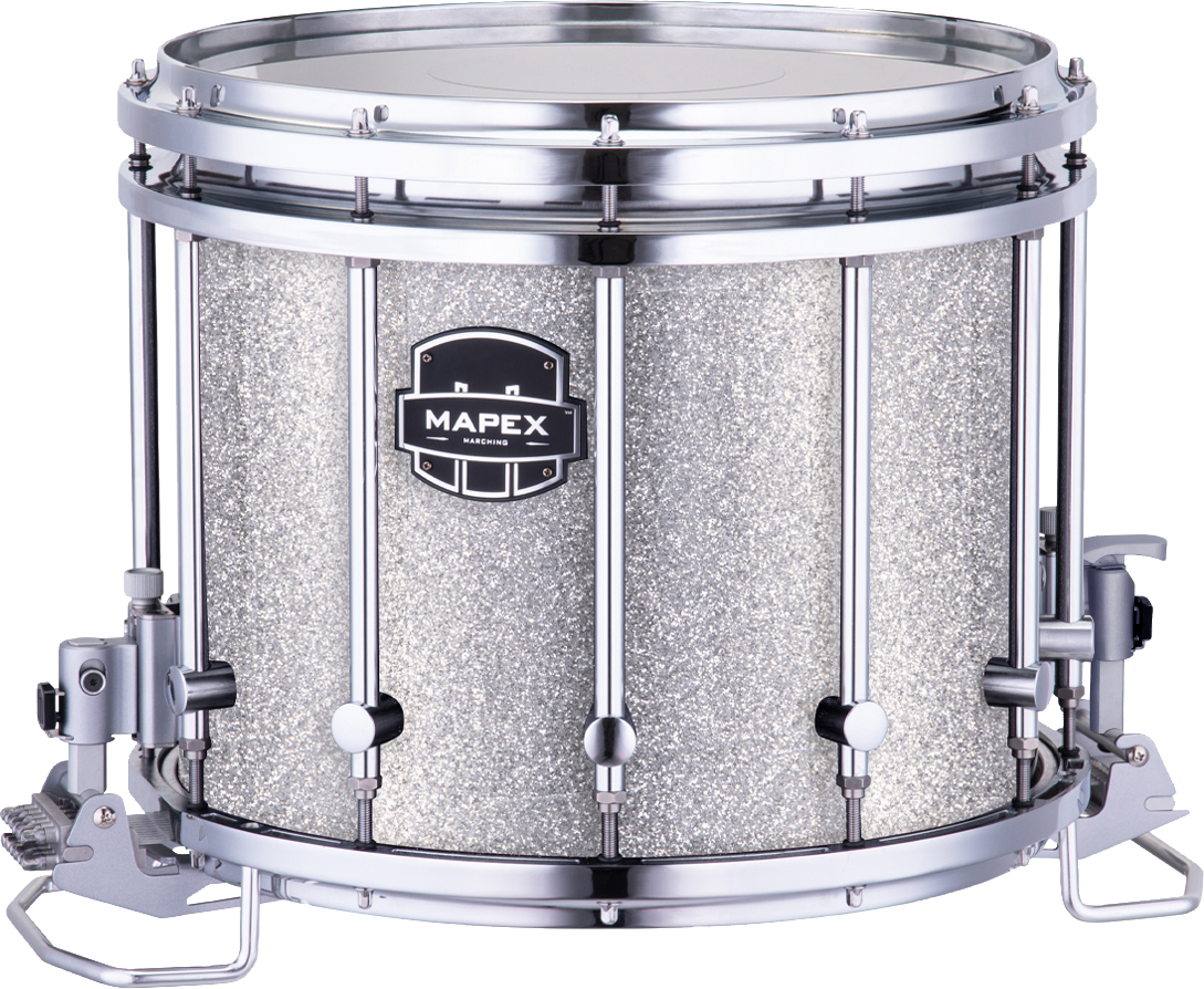 Quantum Mark II Series 14x12\'\' Marching Snare Drum - Crystal Sparkle