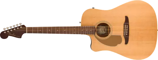 Fender - Redondo Player Acoustic/Electric Guitar with Walnut Fingerboard - Natural (Left Handed)