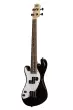 Solid Body 4-String Fretted U-Bass with Gigbag - Jet Black (Left Handed)