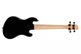 Solid Body 4-String Fretted U-Bass with Gigbag - Jet Black (Left Handed)