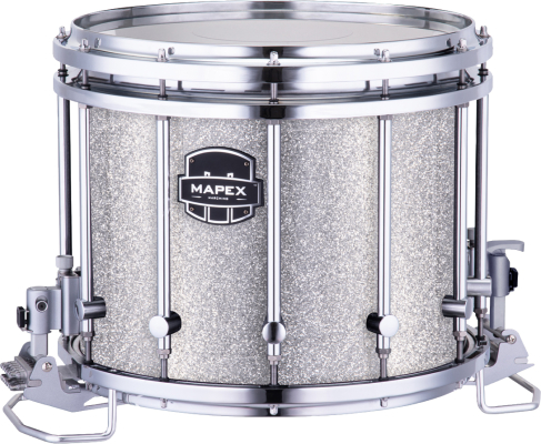 Mapex Marching - Quantum Mark II Series 14x12 HT Marching Snare Drum - Crystal Sparkle