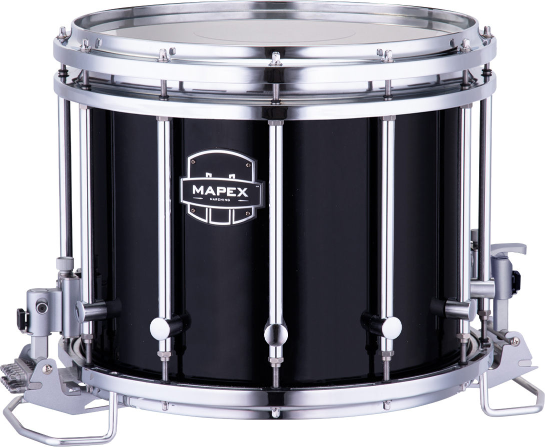 Quantum Mark II Series 14x12\'\' Marching Snare - Dark Black