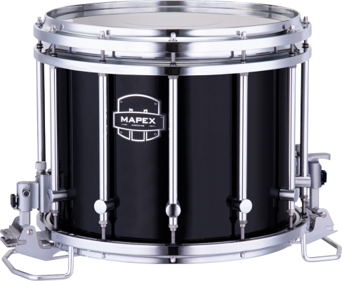Mapex Marching - Quantum Mark II Series 14x12 HT Marching Snare Drum - Dark Black