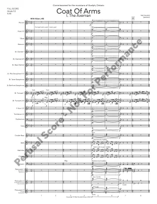 Coat Of Arms - Neufeld - Concert Band - Gr. 3.5