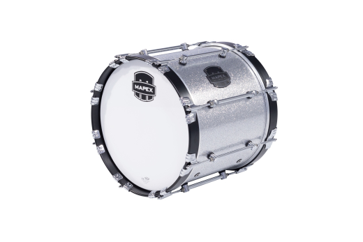 Mapex Marching - Quantum Mark II Series 14x14 Marching Bass Drum - Crystal Sparkle