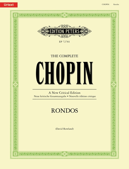 The Complete Chopin: Rondos (New Critical Edition)- Chopin/Rowland - Book - Piano