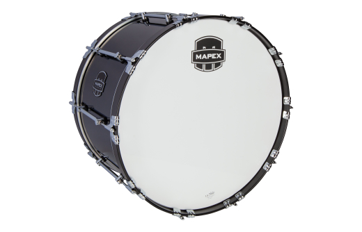 Mapex Marching - Quantum Mark II Series 24x14 Marching Bass Drum - Dark Black