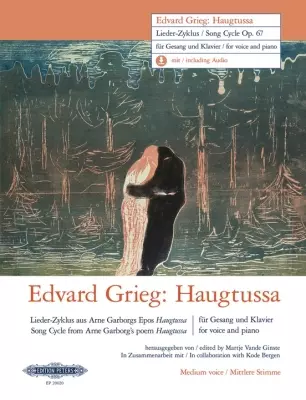 C.F. Peters Corporation - Haugtussa: Song Cycle, Op.67 - Grieg/Ginste/Bergen - Medium Voice/Piano - Book/Audio