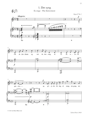 Haugtussa: Song Cycle, Op.67 - Grieg/Ginste/Bergen - Medium Voice/Piano - Book/Audio