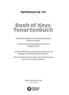 Book Of Keys: 48 Original Piano Pieces - Naumann - Piano - Book