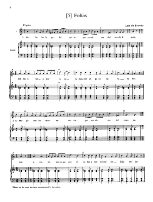 Spanish Art Song in the Seventeenth Century - Baron - Voice -Book