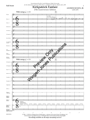 Kirkpatrick Fanfare (25th Anniversary Edition) - Boysen Jr. - Concert Band - Gr.4