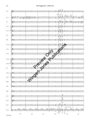 Foggy Dew (Irish Folk Song) - Wilds - Concert Band - Gr. 4.5