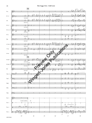 Foggy Dew (Irish Folk Song) - Wilds - Concert Band - Gr. 4.5