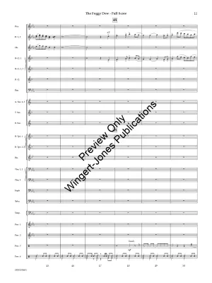 Foggy Dew (Irish Folk Song) - Wilds - Concert Band - Gr. 4.5