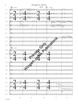 Foggy Dew (Irish Folk Song) - Wilds - Concert Band - Gr. 4.5